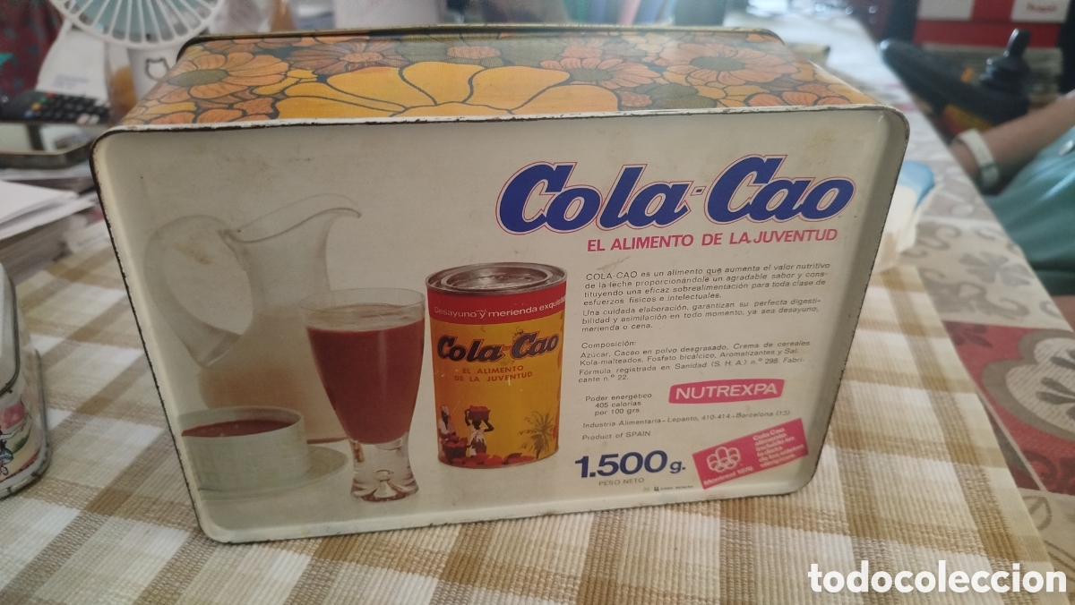 Cajas y cajitas met&aacute;licas: Caja vintage cola cao