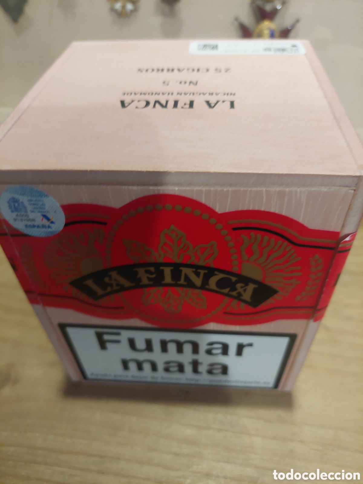 Cajas y cajitas met&aacute;licas: CAJA TABACO LA FINCA CIGARROS N 5 HONDURAS