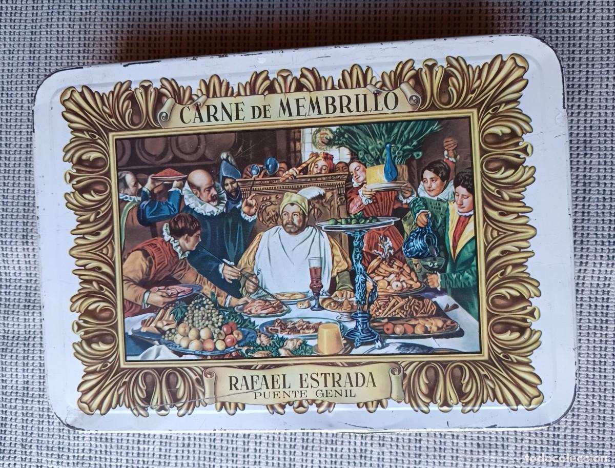 Cajas y cajitas met&aacute;licas: Caja de lata de membrillo Rafael Estrada Puente Genil