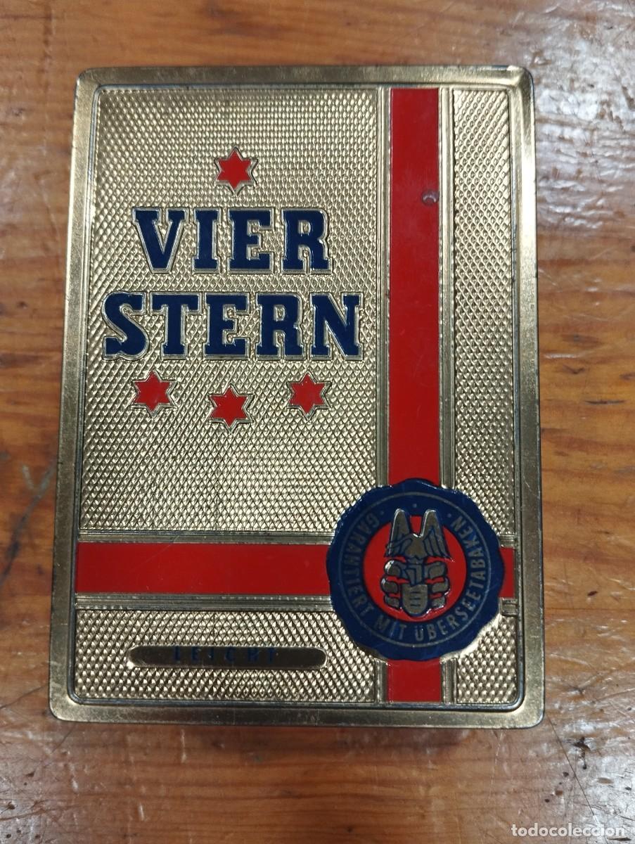 Cajas y cajitas met&aacute;licas: CAJA LATA DE TABACO VIER STERN.