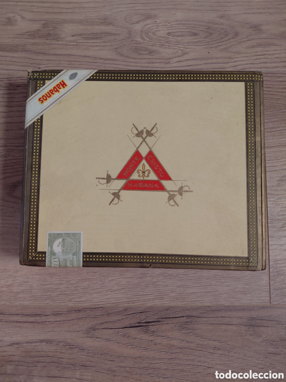 Cajas y cajitas met&aacute;licas: Antigua Caja de Puros Montecristo Habana (Cuba) - Precintada / Sellada de Origen - Vitolfilia Colecc