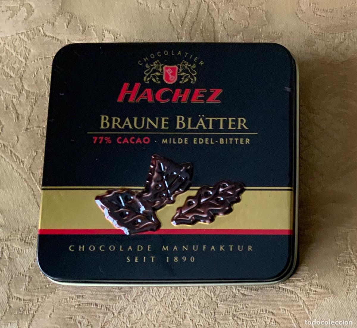 Cajas y cajitas met&aacute;licas: CAJA DE LATA CHOCOLATES HACHEZ GERMANY