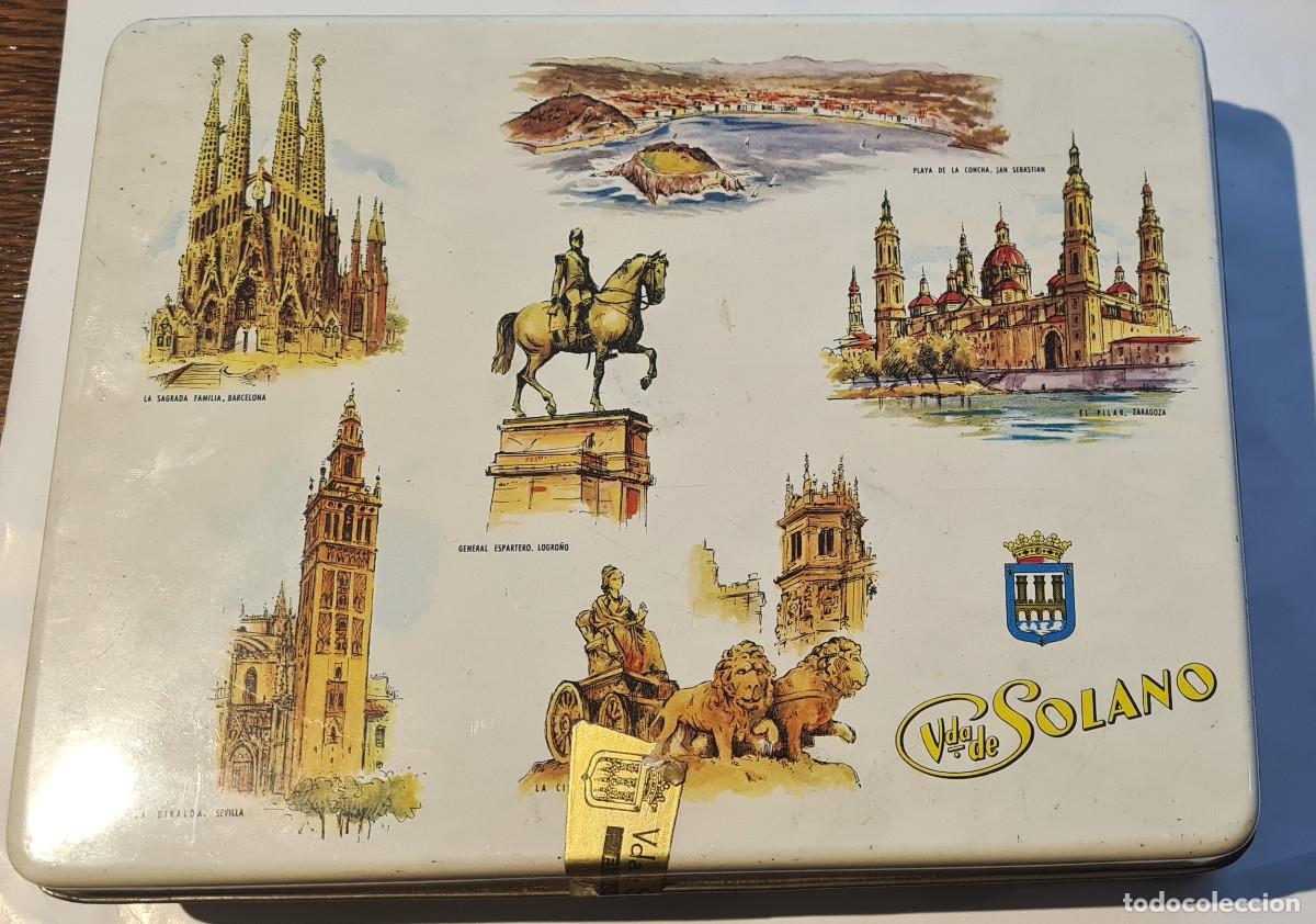 Cajas y cajitas met&aacute;licas: Caja metalica Vda.D.Solano Logro&ntilde;o