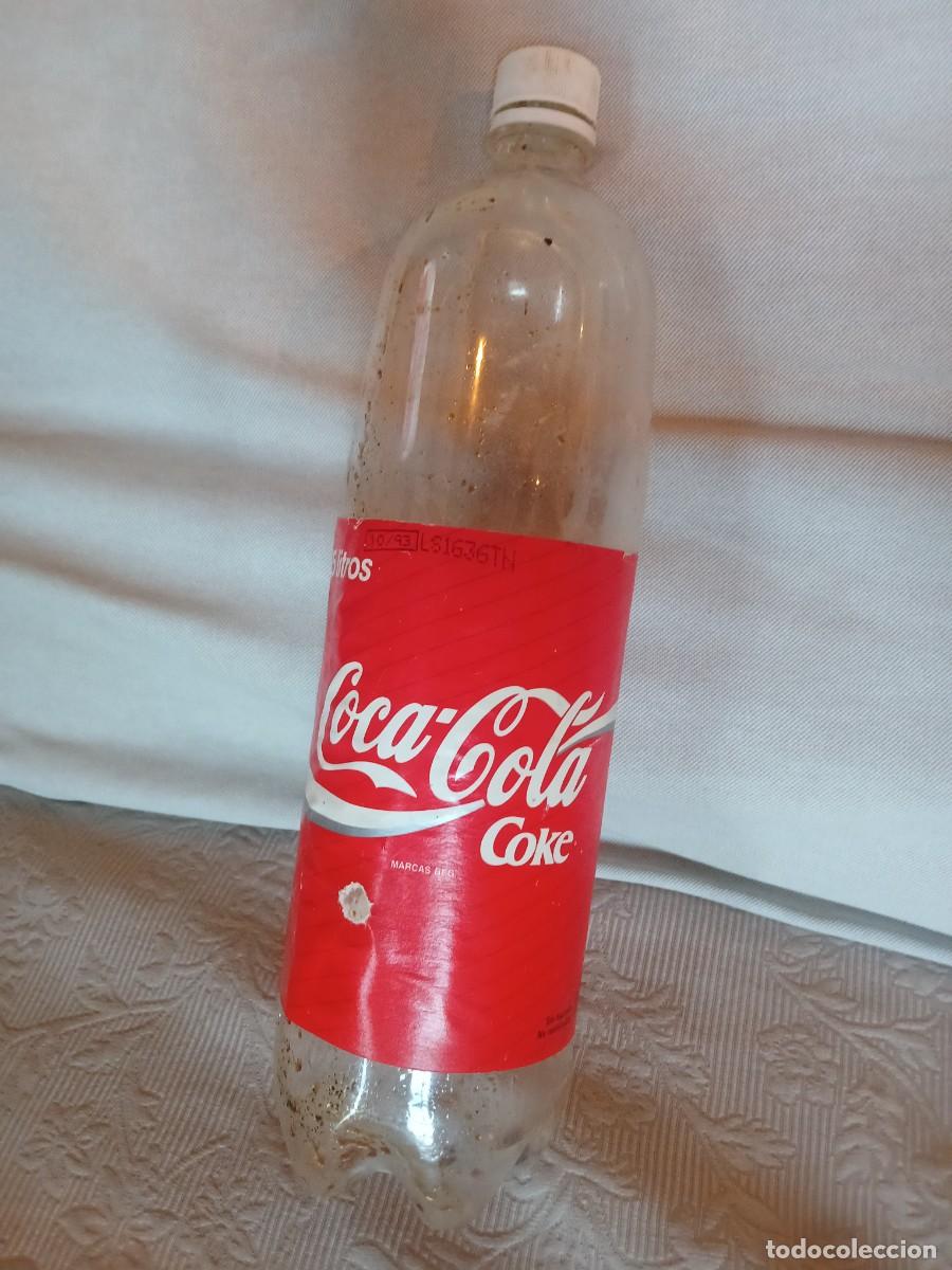 Cajas y cajitas met&aacute;licas: Antigua botella de pl&aacute;stico de Coca-Cola coke a&ntilde;o 1993 vacia ver fotos con tapon original de esa bot