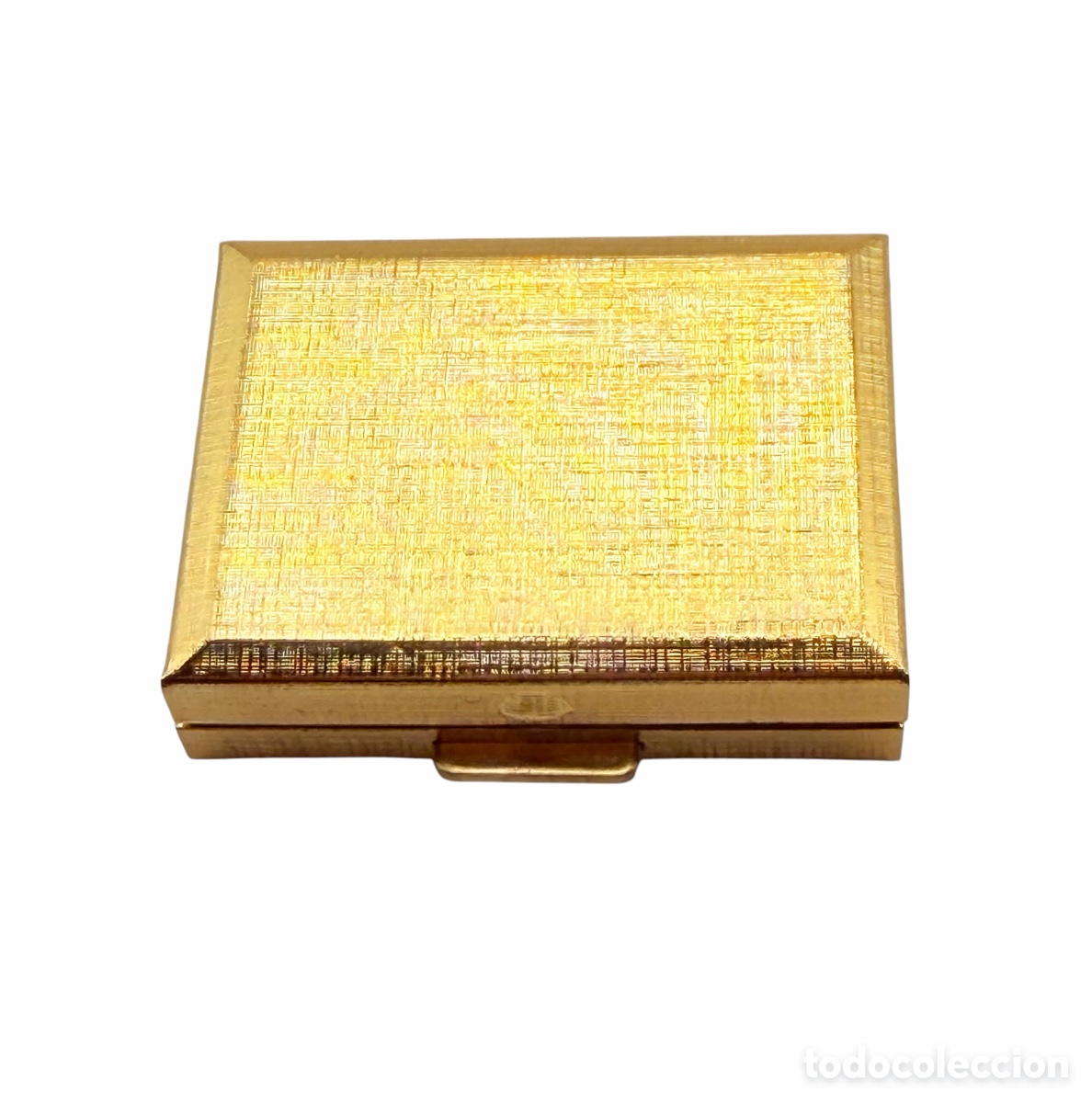 Blechdosen und Kisten: Peque&ntilde;a Caja Dorada de metal