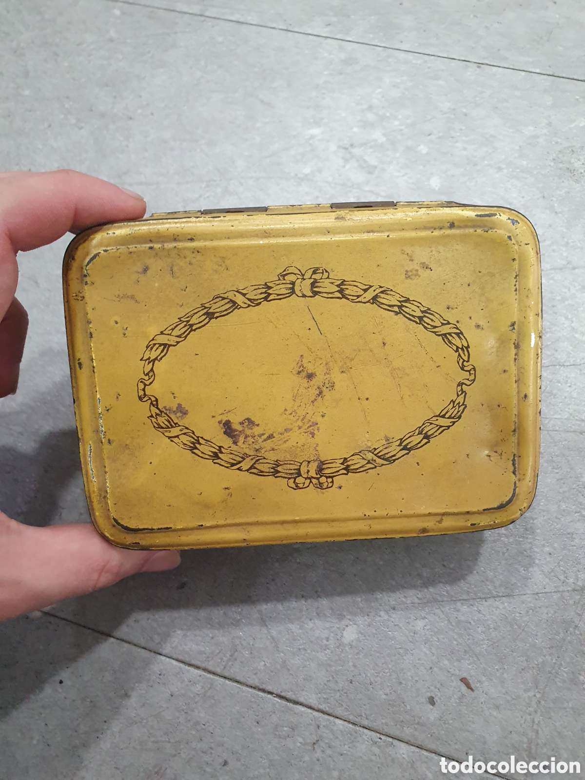 Blechdosen und Kisten: Caja de lata Bizcochos borrachos. Guadalajara. (L129)