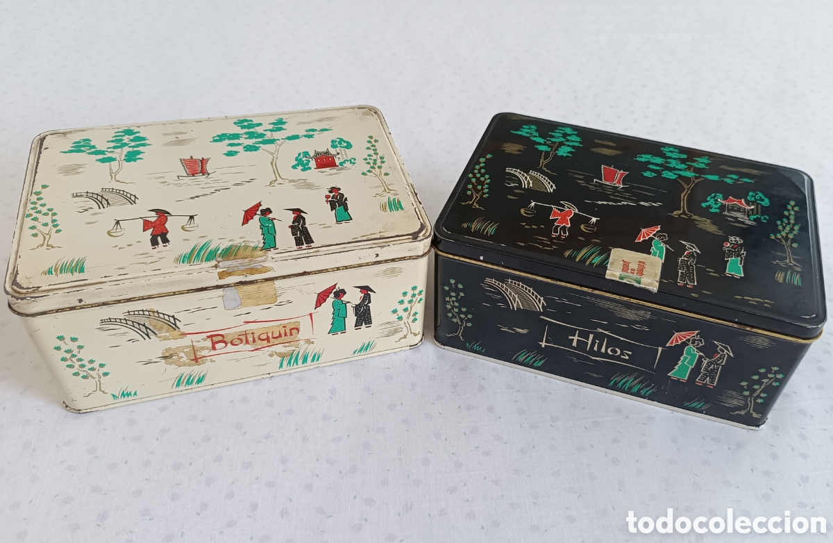 Blechdosen und Kisten: 2 Latas vintage Cola Cao