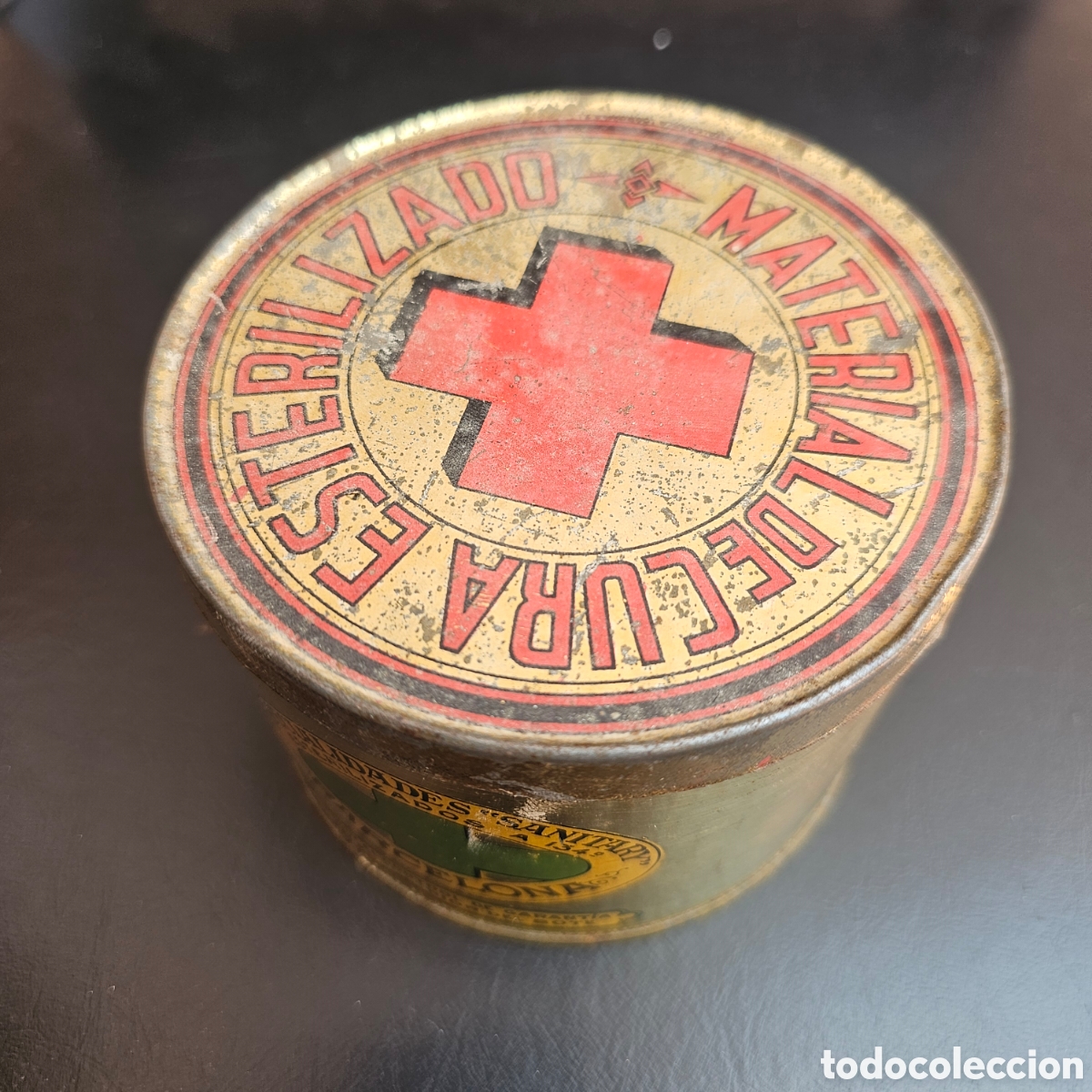 Cajas y cajitas met&aacute;licas: Antigua lata esterilizados especialidades sanitary Barcelona