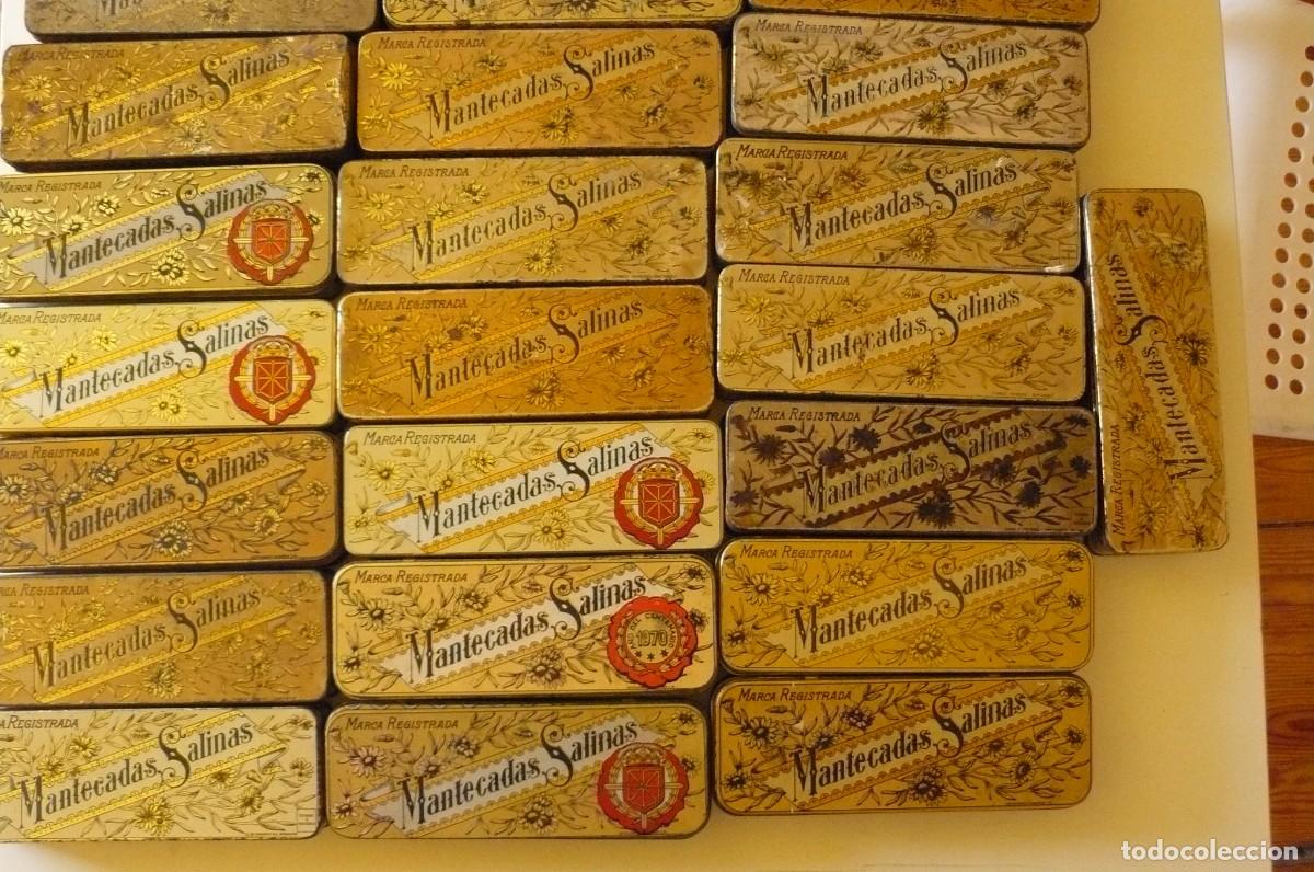 Cajas y cajitas met&aacute;licas: CAJAS DE CHAPA &rdquo;MANTECADAS SALINAS&rdquo; TUDELA 25 UNIDADES