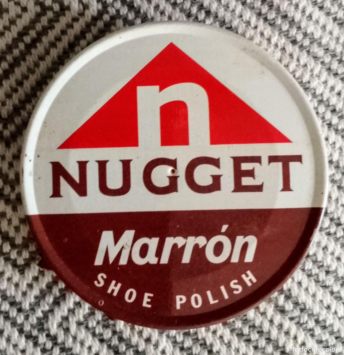 Cajas y cajitas met&aacute;licas: CAJA MET&Aacute;LICA MARCA NUGGET. CREMA ZAPATOS