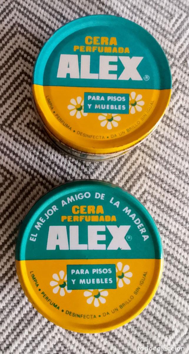 Cajas y cajitas met&aacute;licas: DOS CAJAS DE CERA PERFUMADA MARCA ALEX