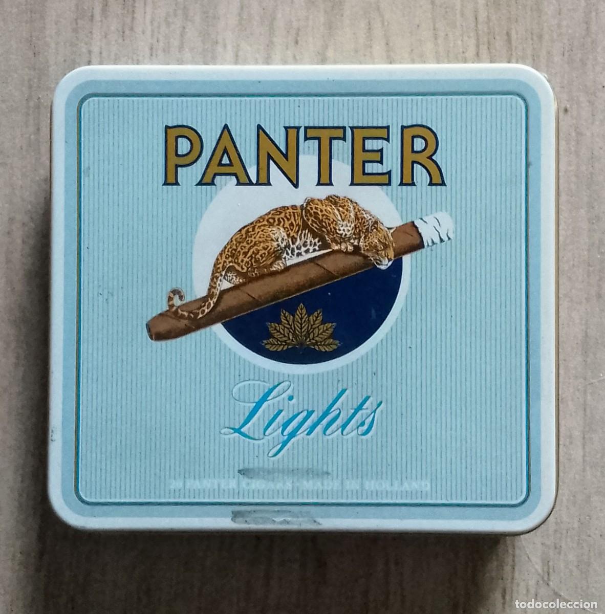 Cajas y cajitas met&aacute;licas: CAJA DE CIGARRILLOS PANTER LIGHTS