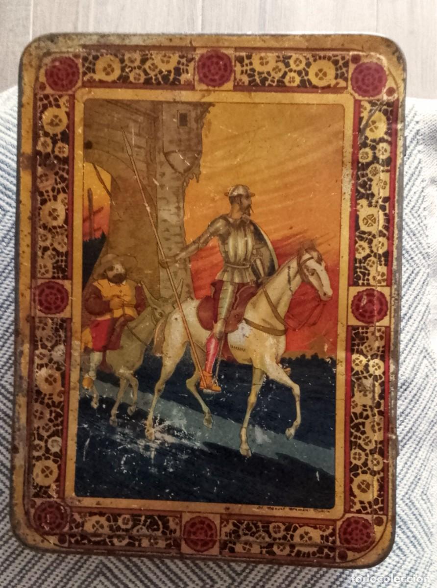 Cajas y cajitas met&aacute;licas: CAJA MET&Aacute;LICA TEMA DON QUIJOTE DE LA MANCHA