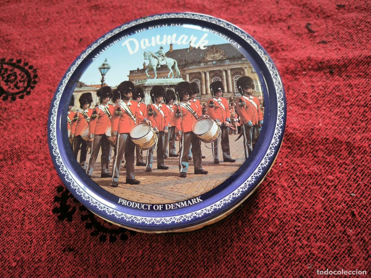 Cajas y cajitas met&aacute;licas: Antigua Caja Met&aacute;lica Danesa Galletas Amalienborg &ndash; Guardia Real Copenhague