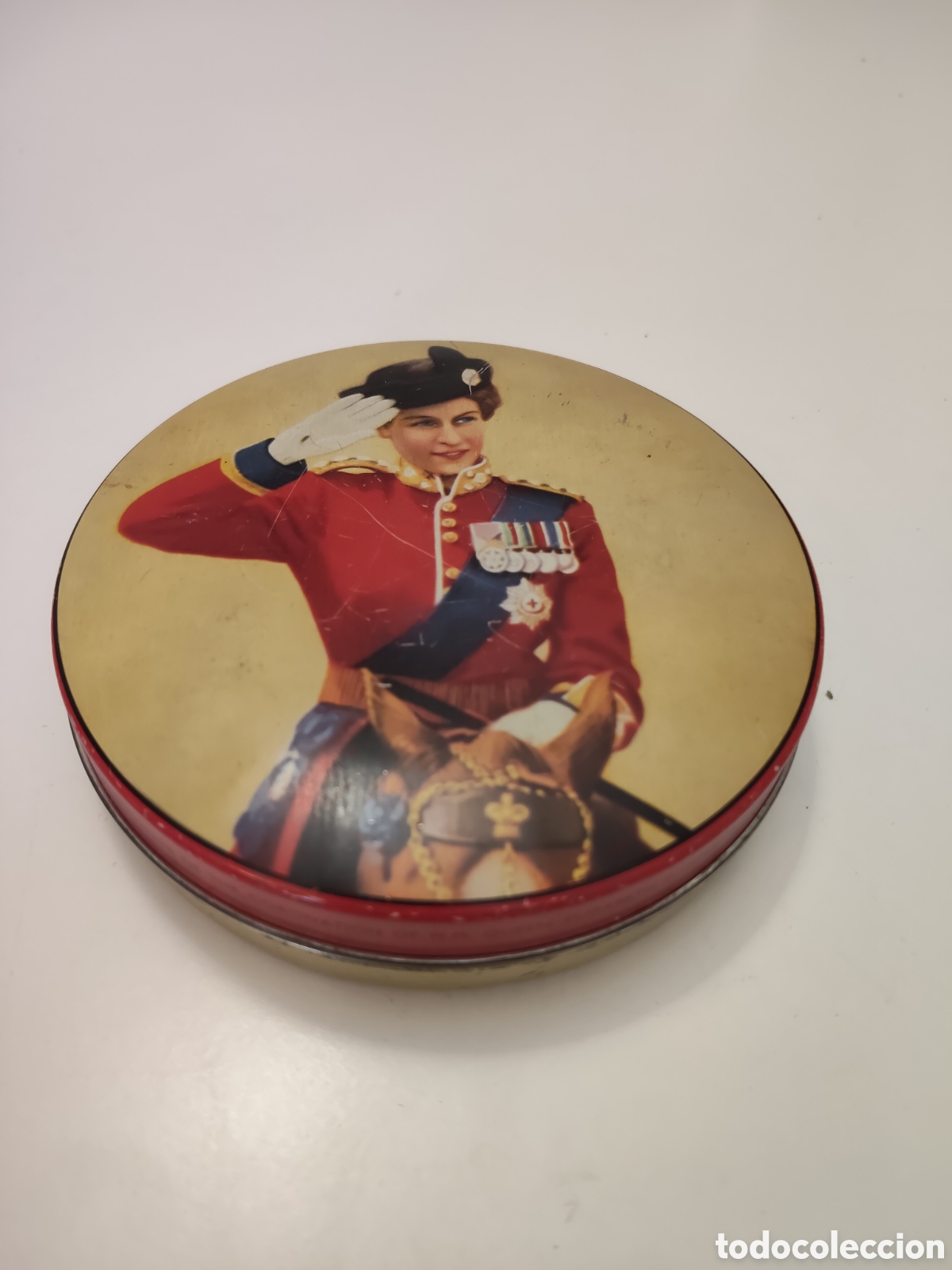 Cajas y cajitas met&aacute;licas: Caja met&aacute;lica lata antigua de la coronaci&oacute;n de queen Elizabeth junio 1953 Henry thorne & CO. LTD
