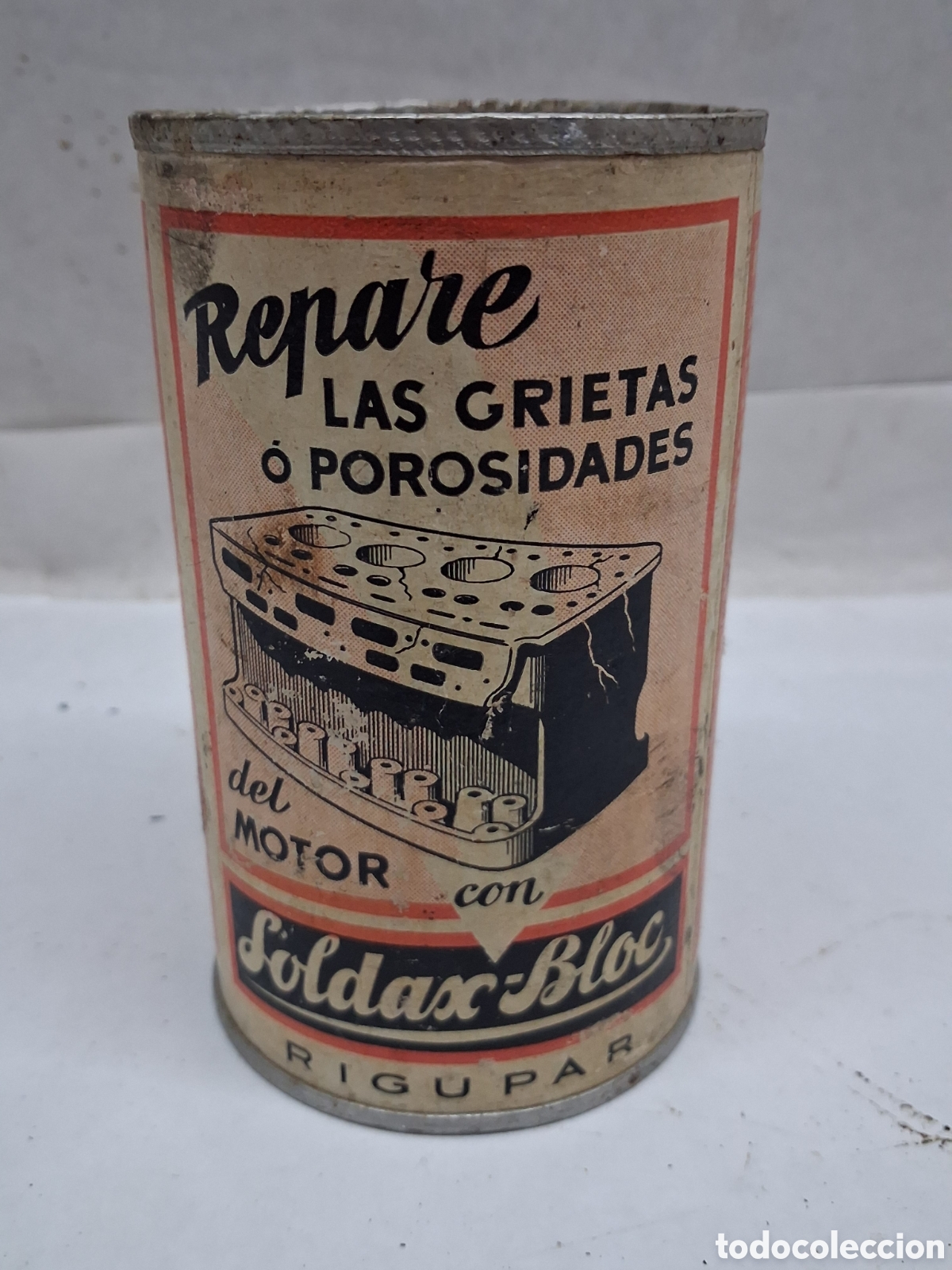 Cajas y cajitas met&aacute;licas: Soldac Bloc lata sin abrir - Foto 2