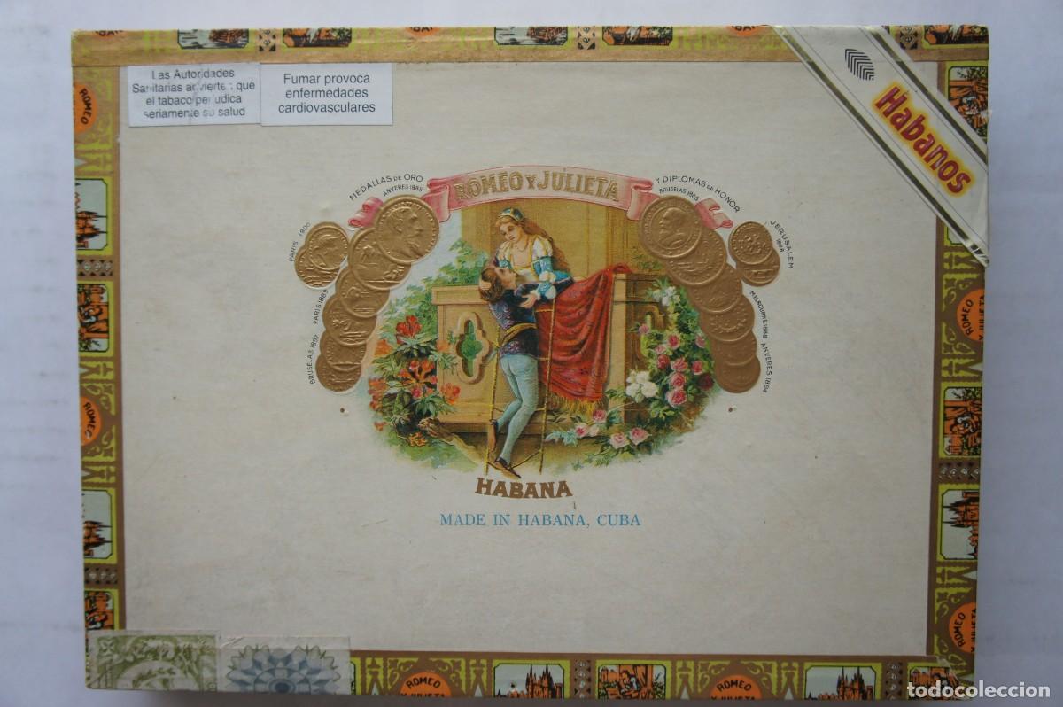 Cajas y cajitas met&aacute;licas: Caja habanos Romeo y Julieta