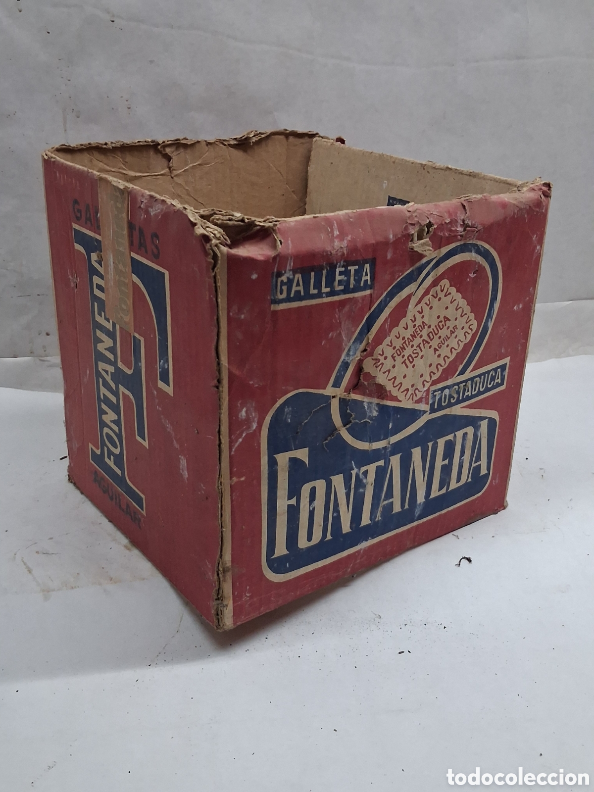 Cajas y cajitas met&aacute;licas: Caja galletas Fontaneda