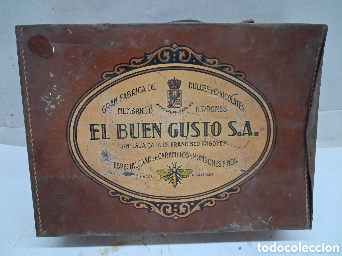 Cajas y cajitas met&aacute;licas: confiter&iacute;a bilba&iacute;na el buen gusto