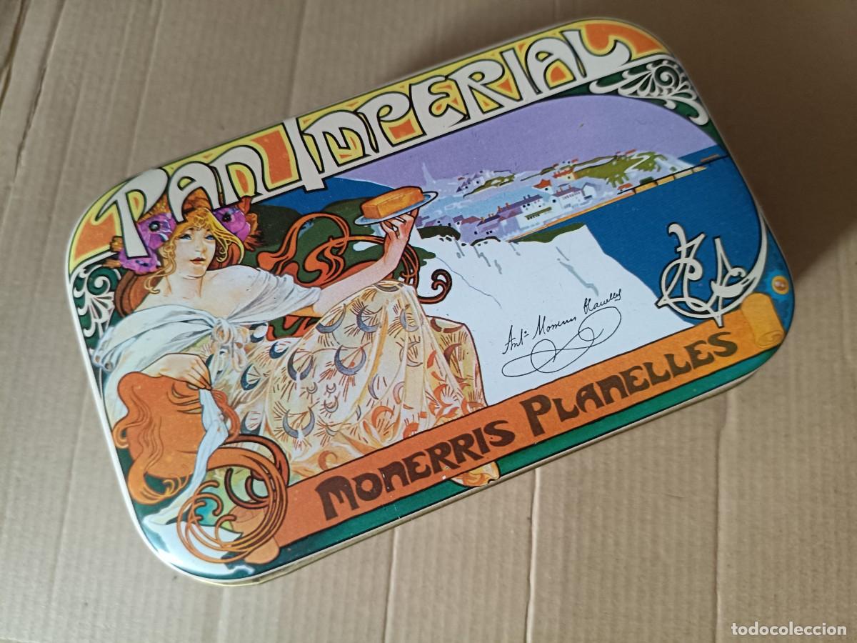 Cajas y cajitas met&aacute;licas: Lata vintage de la marca Monerris Planelles