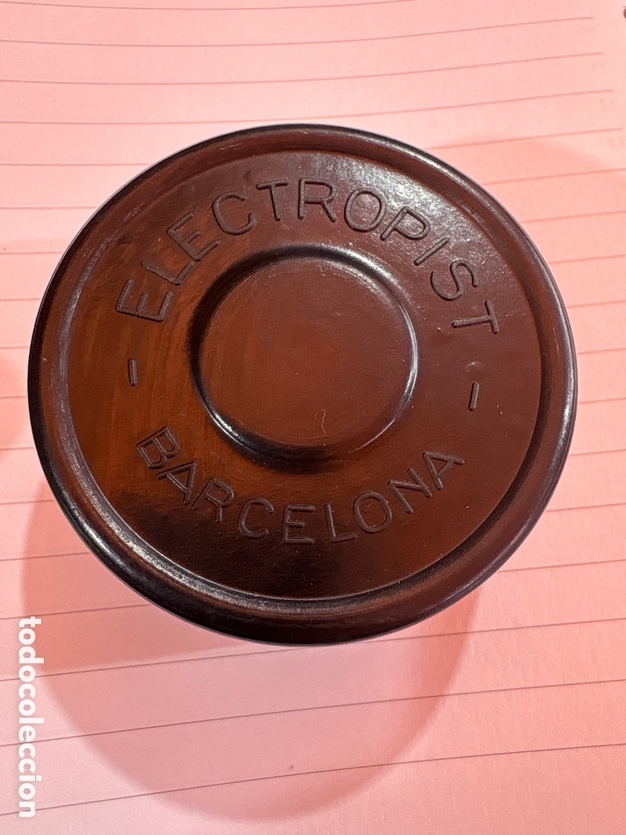 Cajas y cajitas met&aacute;licas: CAJA DE BAQUELITA ELECTROPIST BARCELONA