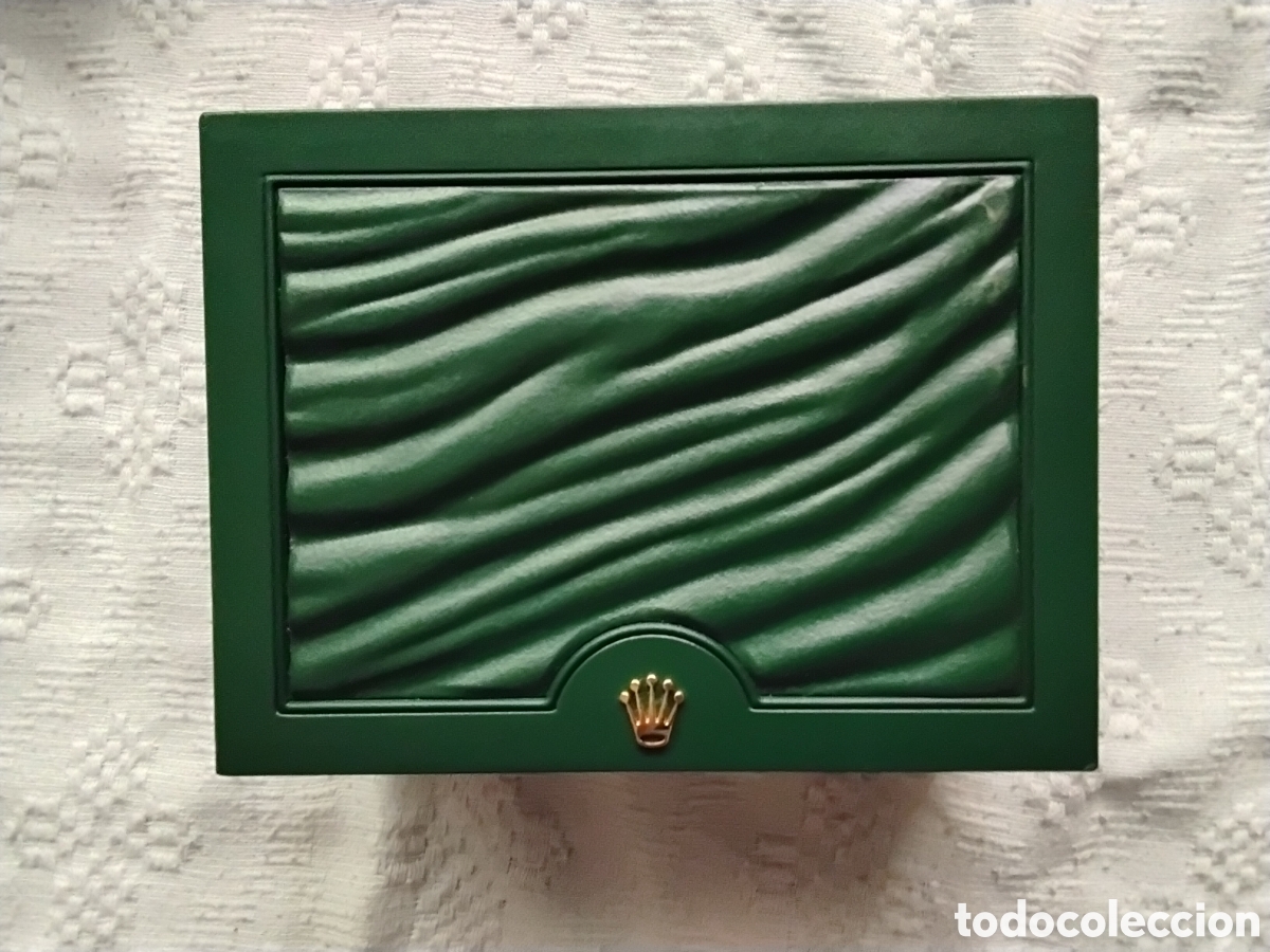 Cajas y cajitas met&aacute;licas: CAJA ROLEX VACIA CON PAPELES