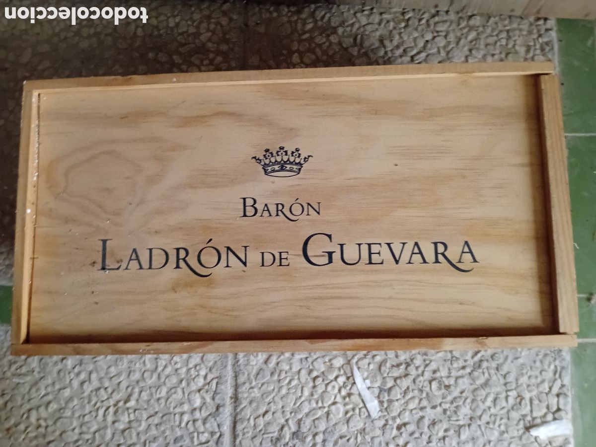 Cajas y cajitas met&aacute;licas: Caja grande de vino Ladr&ograve;n de Guevara