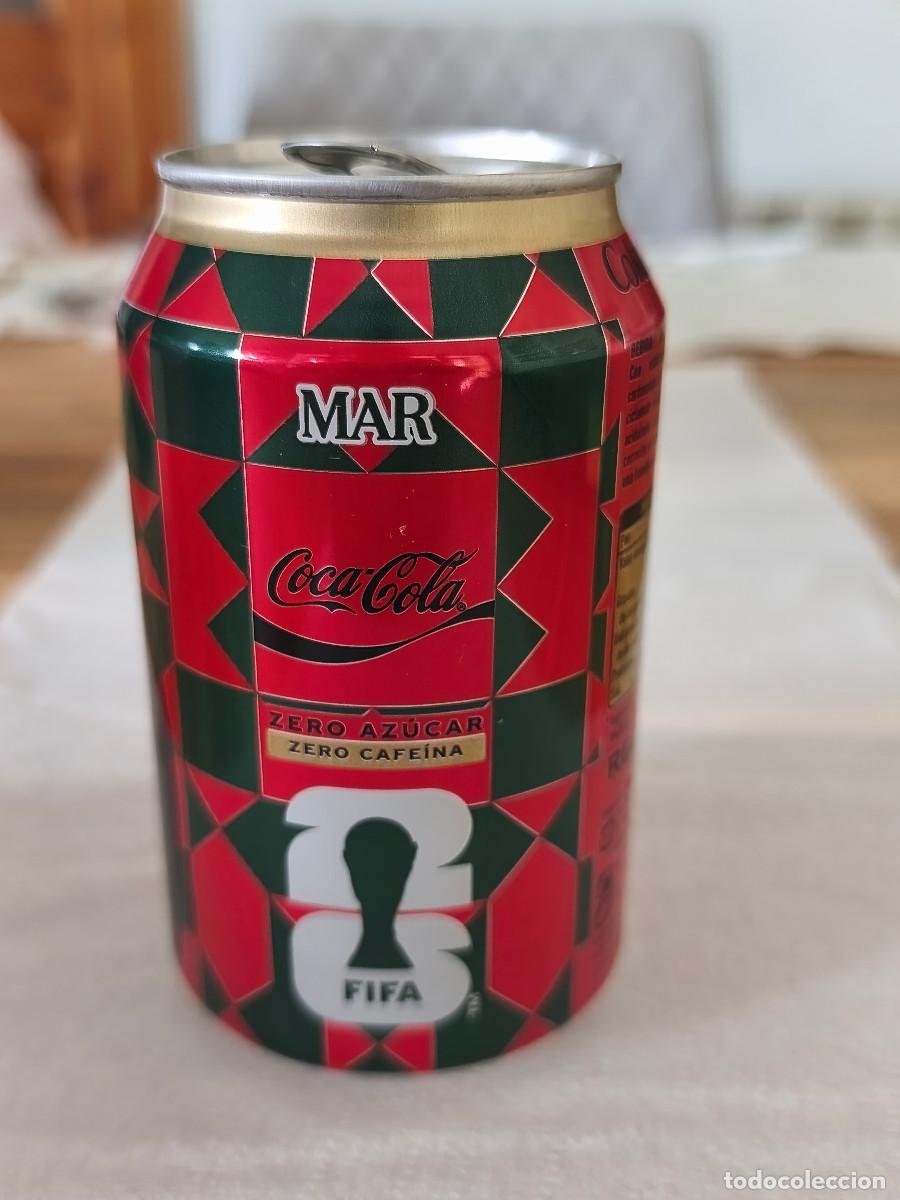 Cajas y cajitas met&aacute;licas: LATA COCA COLA VAC&Iacute;A - EDICI&Oacute;N FIFA WORLD CUP 2026 - MARRUECOS