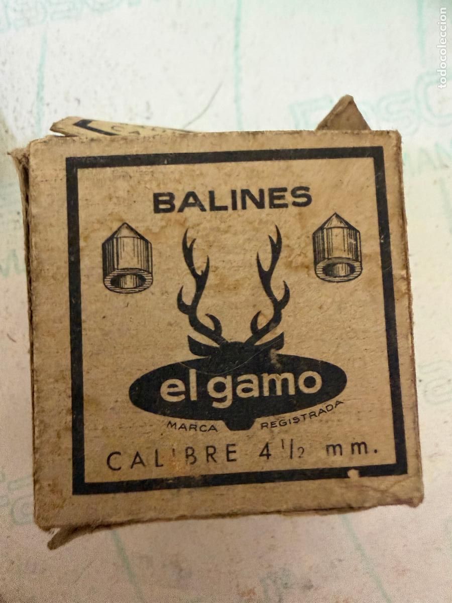 Cajas y cajitas met&aacute;licas: Caja de cart&oacute;n balines el gamo
