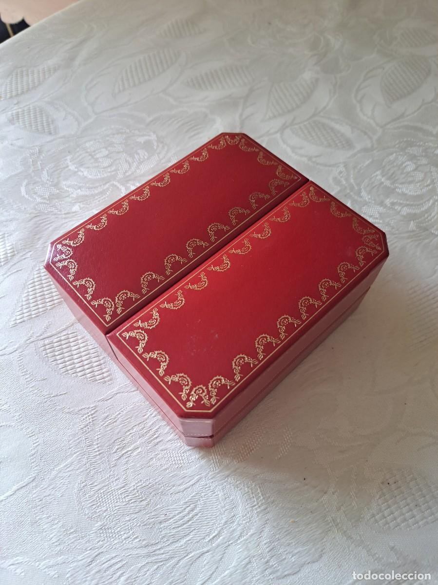 Cajas y cajitas met&aacute;licas: Caja de reloj Cartier, n&ordm; 537 original.