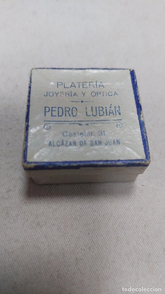 Cajas y cajitas met&aacute;licas: Antigua cajita de Joyeria Alcazar de San Juan
