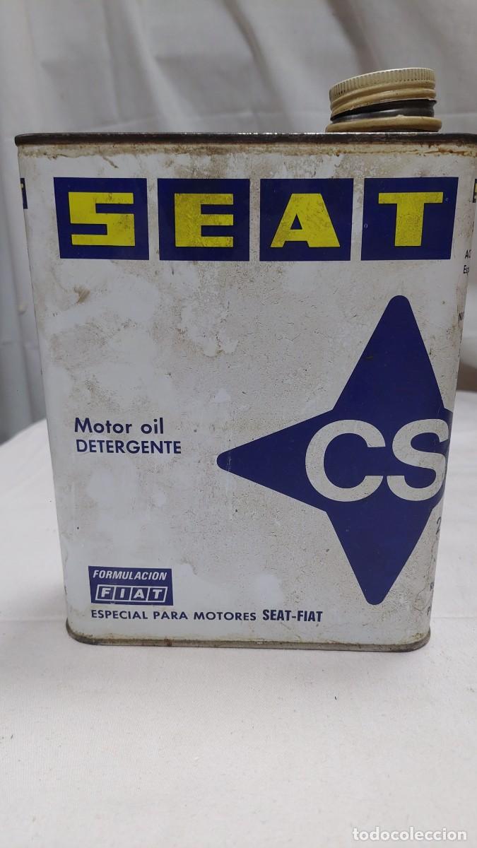 Cajas y cajitas met&aacute;licas: Lata de Aceite CS Puertollano para Seat Formulaci&oacute;n Fiat