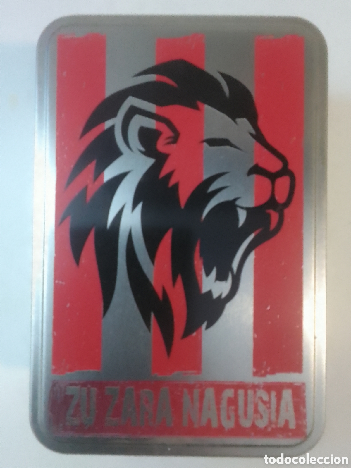 Cajas y cajitas met&aacute;licas: Caja met&aacute;lica Athletic Club ZU ZARA NAGUSIA.