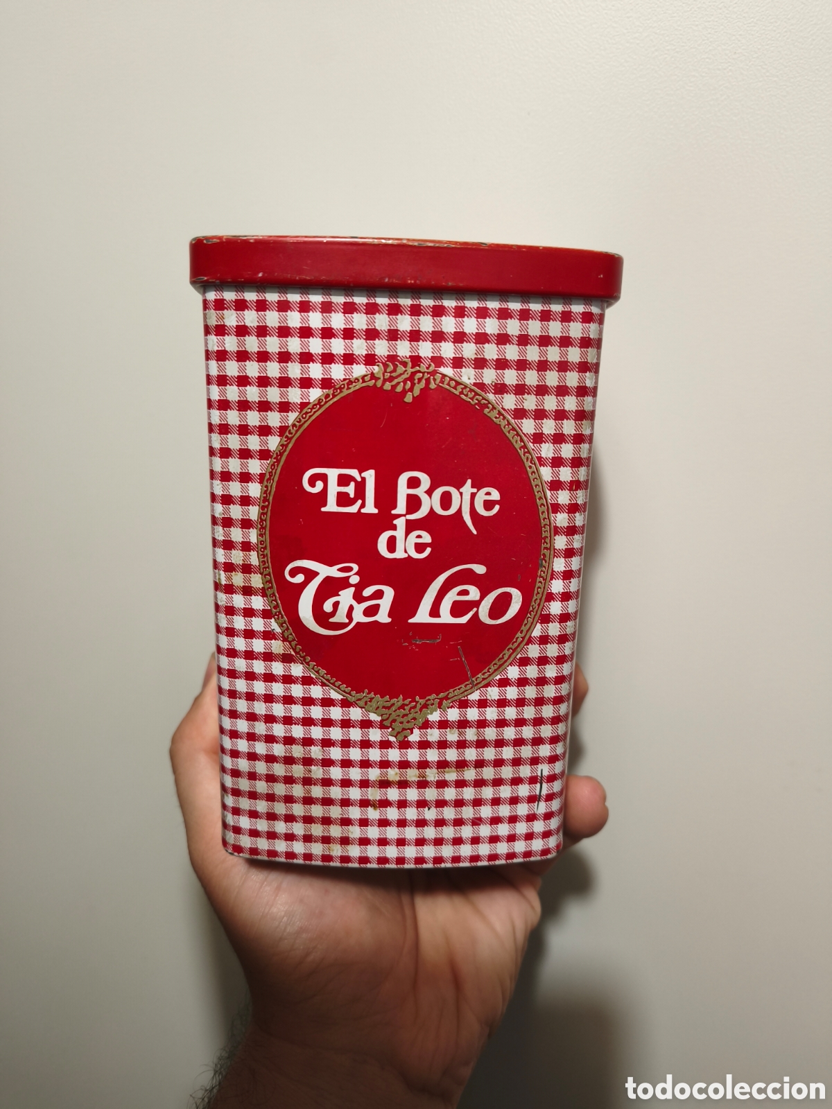 Cajas y cajitas met&aacute;licas: EL BOTE DE TIA LEO GALLINA BLANCA