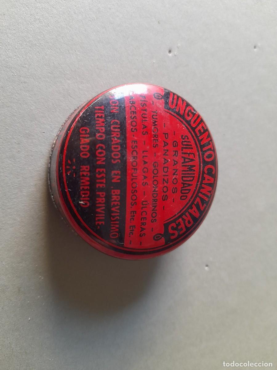 Cajas y cajitas met&aacute;licas: Caja met&aacute;lica de farmacia ung&uuml;ento ca&ntilde;izares 4.5cm aprox