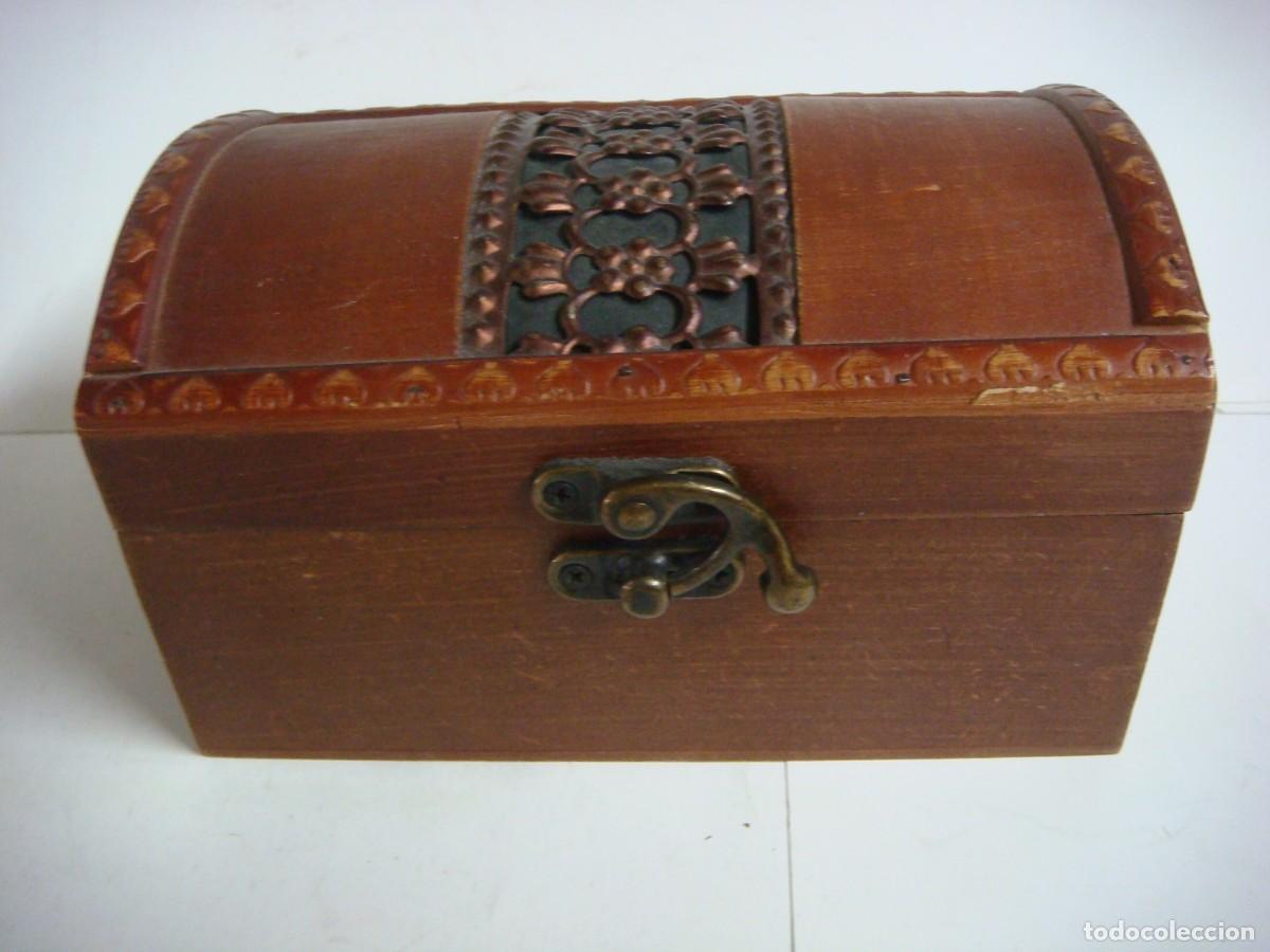 Cajas y cajitas met&aacute;licas: CAJITA COFRE EN MADERA-CAJ-G-N&ordm;-26