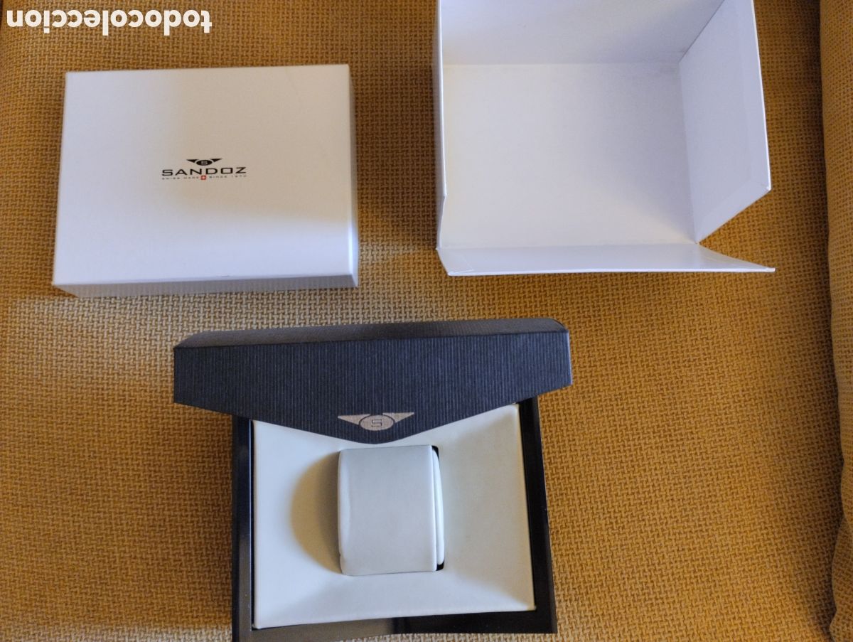 Cajas y cajitas met&aacute;licas: Caja vac&iacute;a Reloj Sandoz