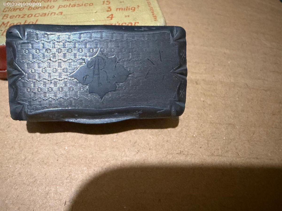 Cajas y cajitas met&aacute;licas: Caja de rape de plata - Foto 1
