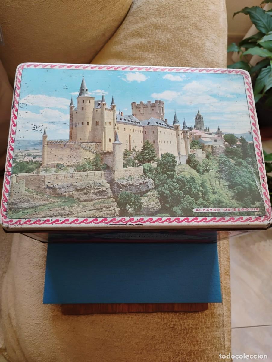 Cajas y cajitas met&aacute;licas: ANTIGUA CAJA METALICA FABRICA DE TURRONES Y DULCES A. MONERRIS PLANELLES - JIJONA