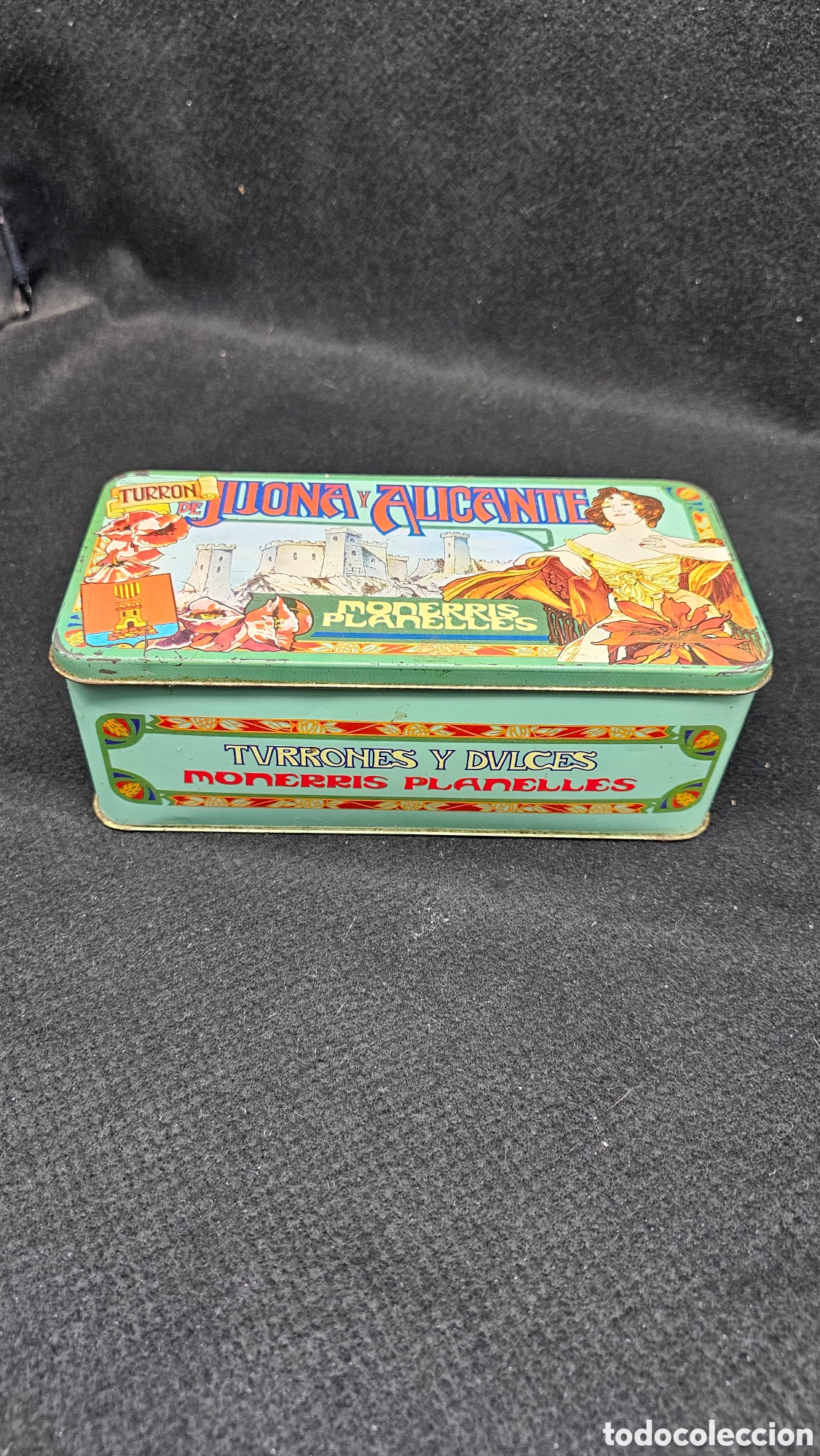 Cajas y cajitas met&aacute;licas: Lata de turr&oacute;n..........