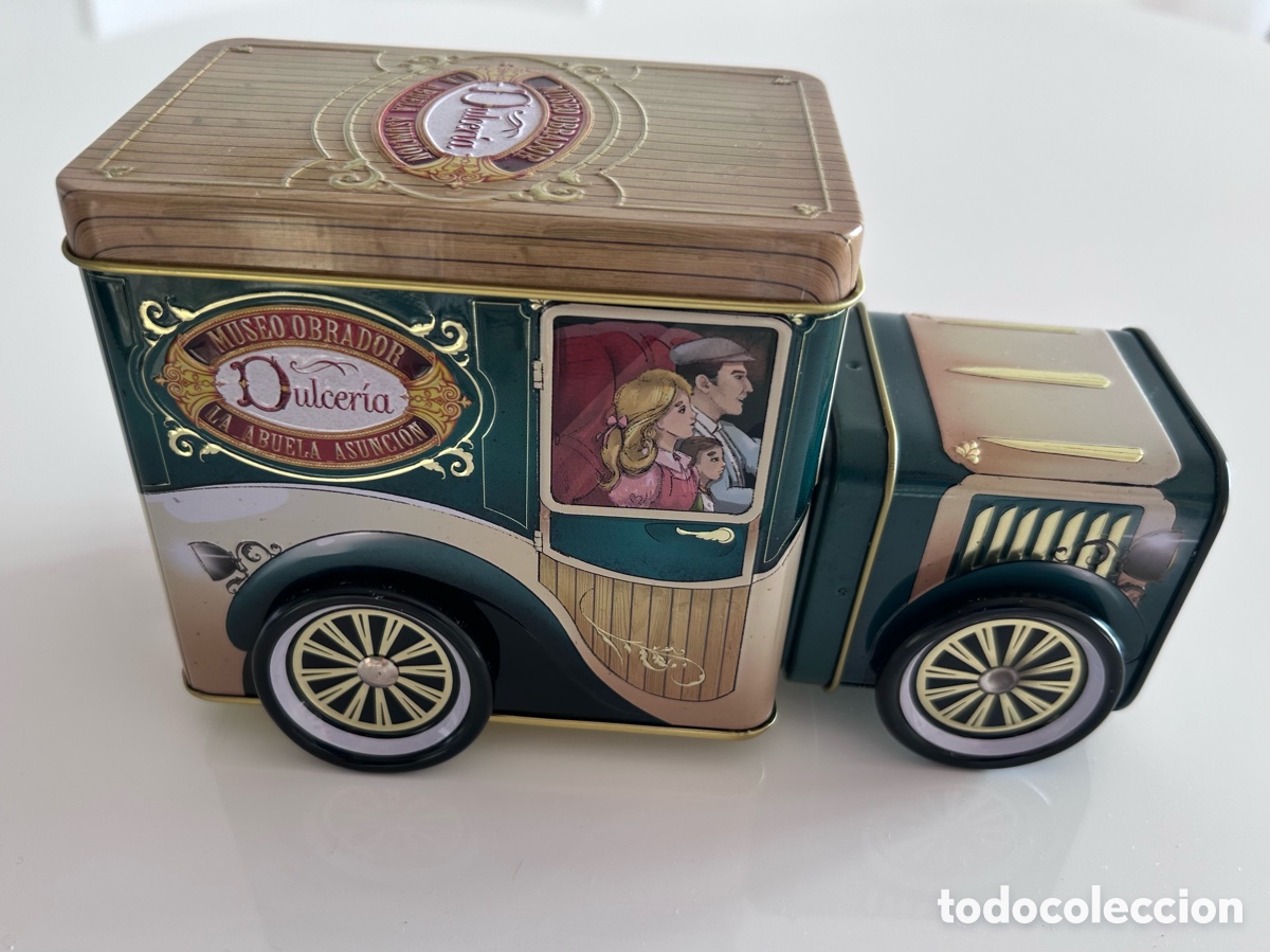 Cajas y cajitas met&aacute;licas: COCHE CAMI&Oacute;N MUSICAL. MUSEO OBRADOR. DULCER&Iacute;A LA ABUELA ASUNCI&Oacute;N.
