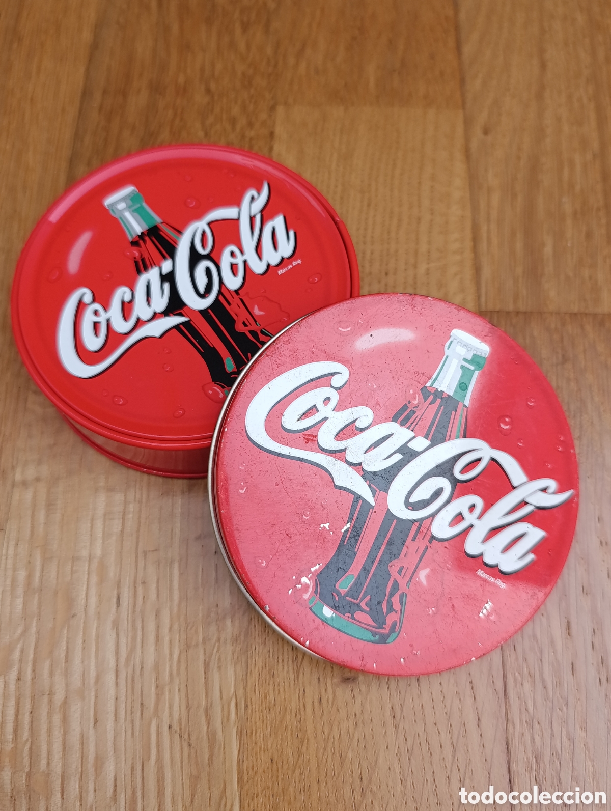 Cajas y cajitas met&aacute;licas: Caja posavasos Coca cola - Foto 4