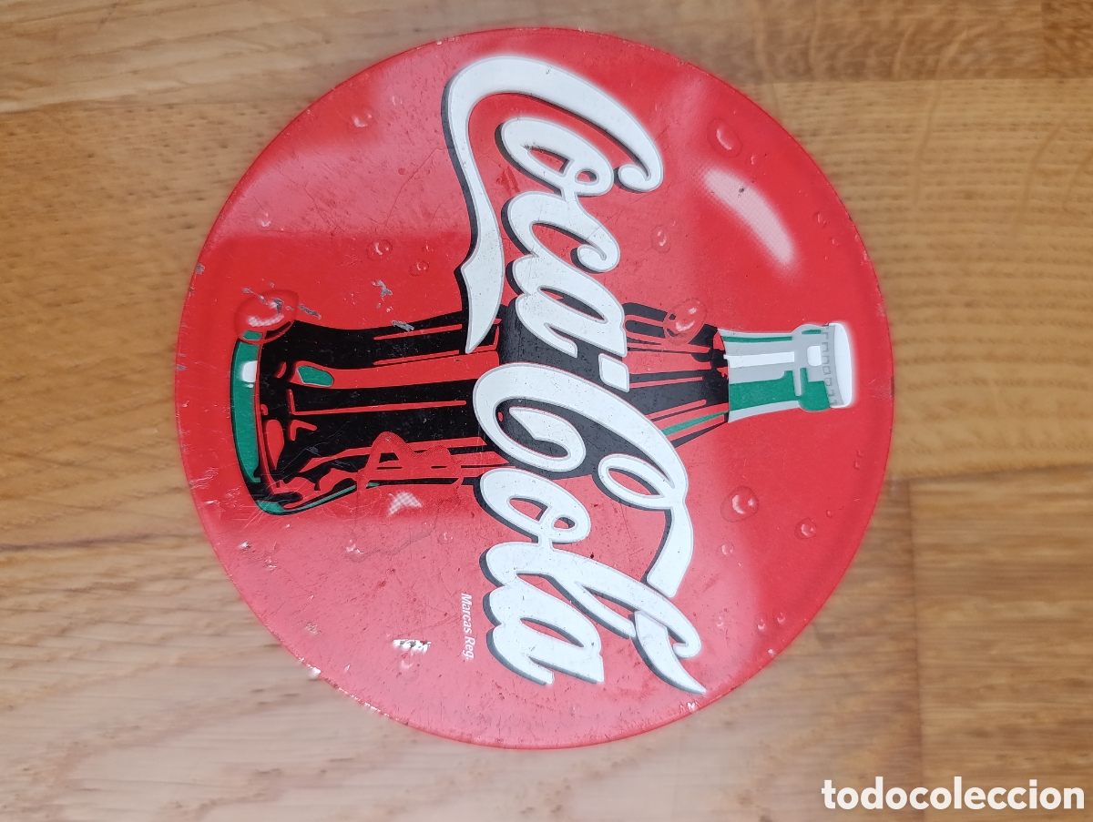 Cajas y cajitas met&aacute;licas: Caja posavasos Coca cola