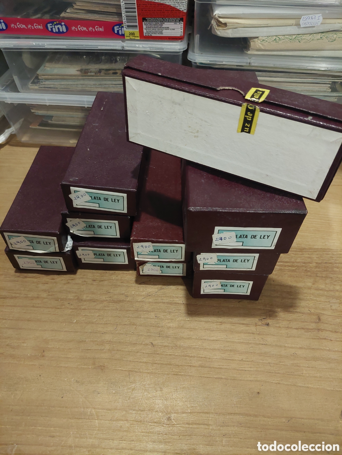 Cajas y cajitas met&aacute;licas: CRUZ DE MALTA CAJAS VACIAS DE CUBERTER&Iacute;A DE PLATA VINTAGE (11)