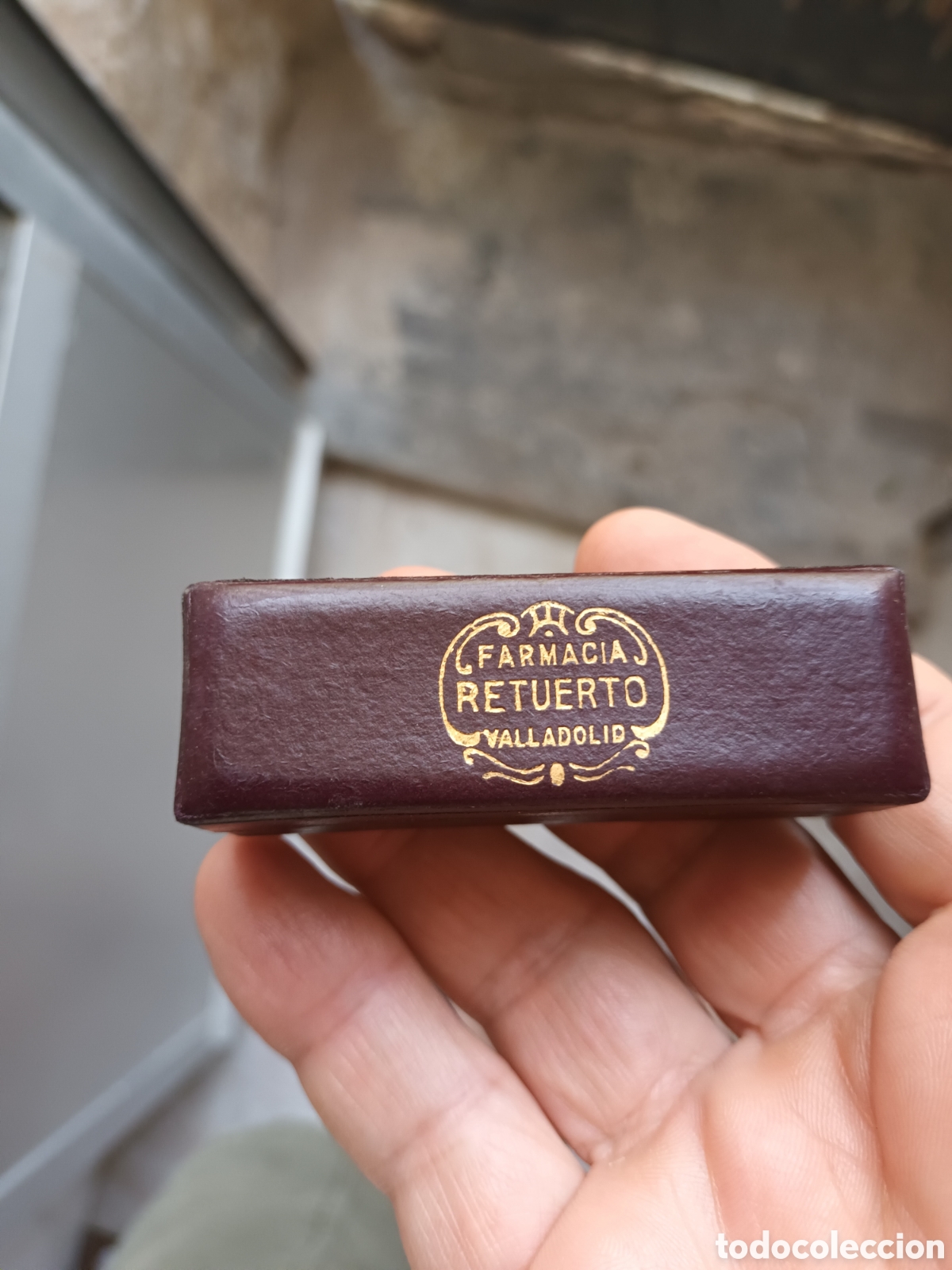 Cajas y cajitas met&aacute;licas: FARMACIA RETUERTO VALLADOLID. CAJITA A ESTRENAR. RESTO DE FARMACIA CERRADA EN LOS A&Ntilde;OS 90. VER FOTOS