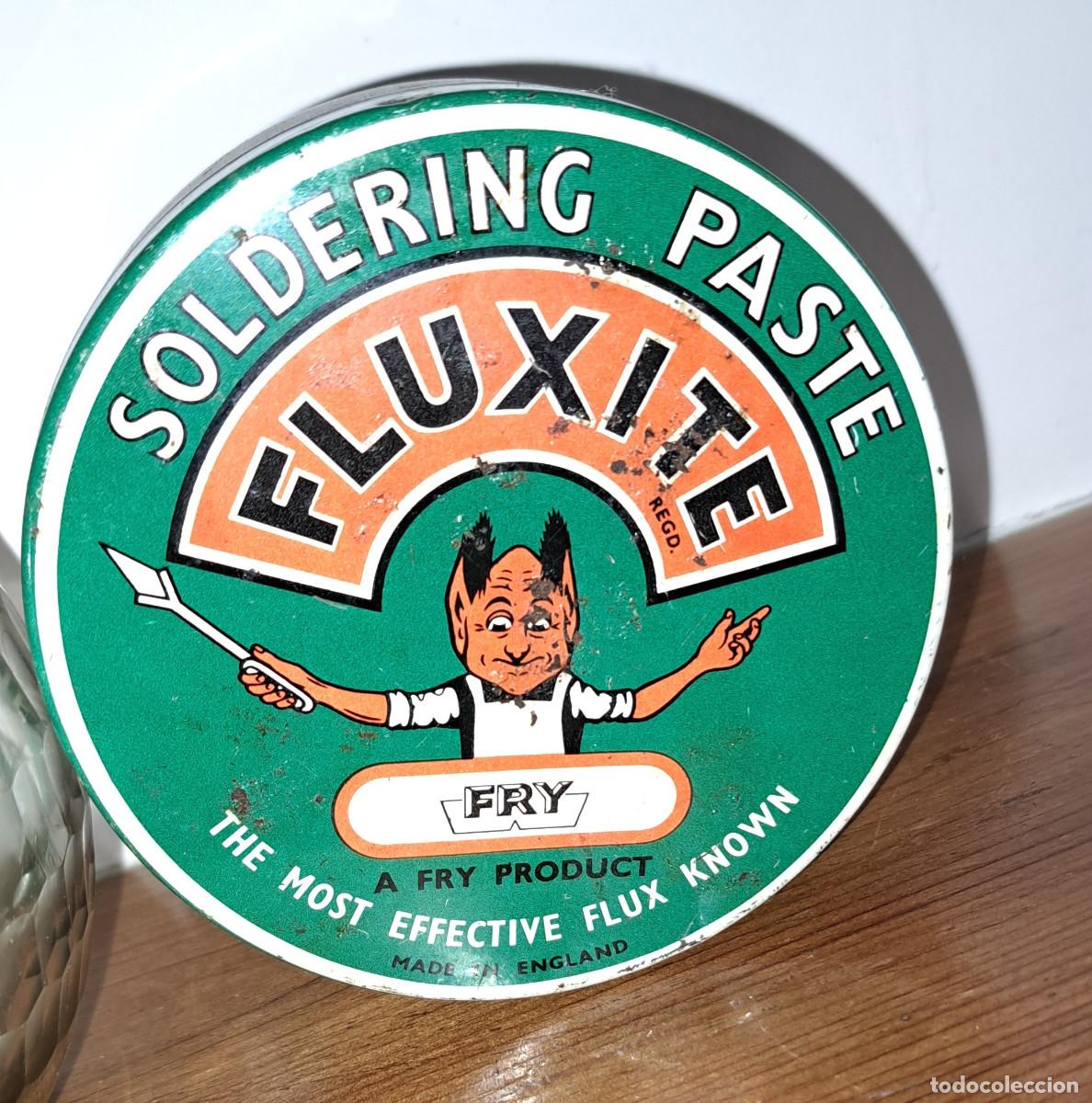 Cajas y cajitas met&aacute;licas: FLUXITE - SOLDERING PASTE - FRY - CAJITA MET&Aacute;LICA DE 170 g