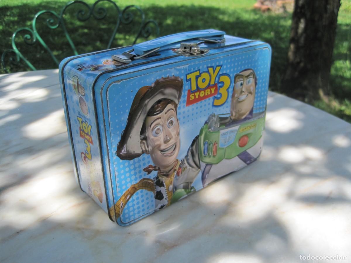 Cajas y cajitas met&aacute;licas: CAB&Aacute;S DE METAL - TOY STORY 3 - LATA RELIEVE - MALET&Iacute;N