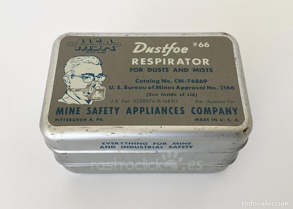 Cajas y cajitas met&aacute;licas: Caja met&aacute;lica respirador Dustfoe #66 MSA