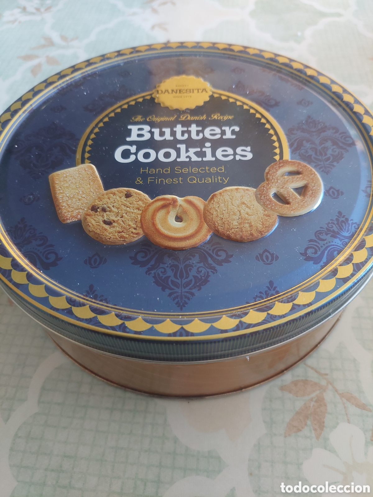 Cajas y cajitas met&aacute;licas: CAJA METAL VACIA GALLEGAS BUTTER COOKIES DANESITA
