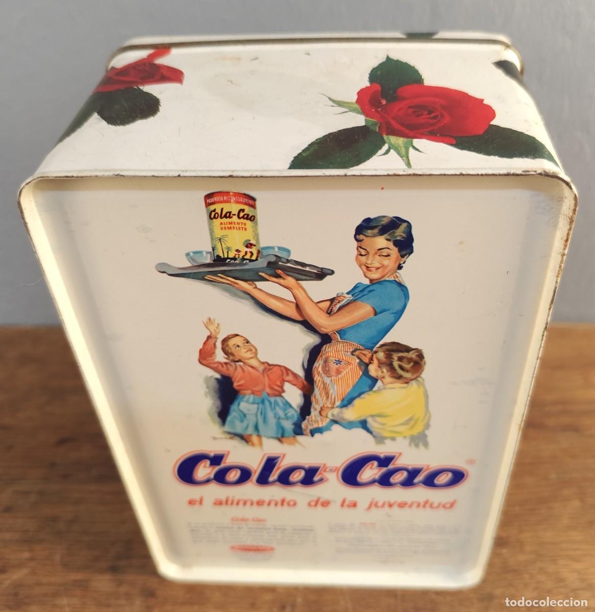 Cajas y cajitas met&aacute;licas: Caja met&aacute;lica publicitaria &ldquo;Cola-Cao&rdquo;